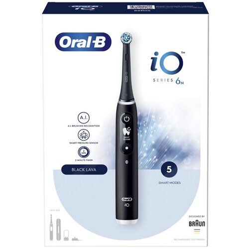 Oral-b električna četkica za zube iO6, crna Cijene