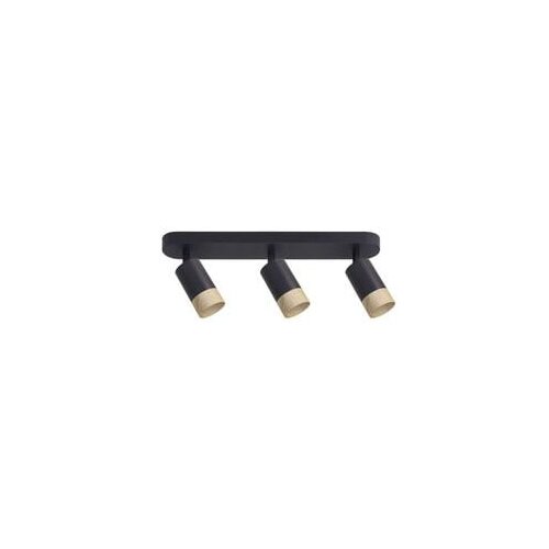Candellux Lighting Crna/u prirodnoj boji stropna svjetiljka s metalnim sjenilom 48x5.5 cm Conti &amp;ndash; Slike