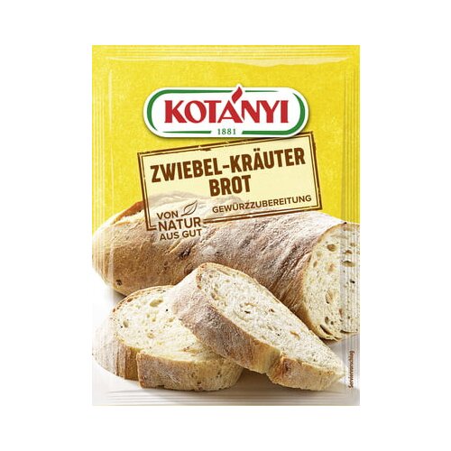 Kotanyi Kruh s čebulo in zeli&amp;scaron;či, začimbna me&amp;scaron;anica Slike