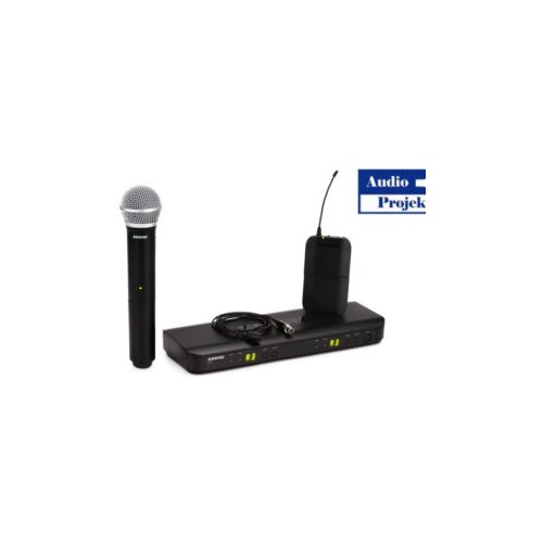 Bežični MIKROFON SET SHURE BLX1288E/CVL RUČNI+BUBICA Cijene