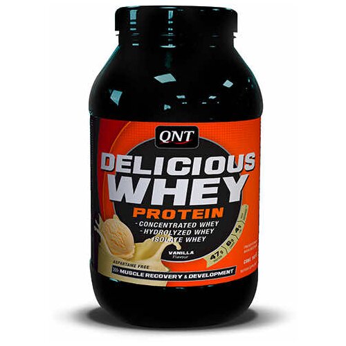 QNT Delicious Whey Protein, Vanila, 908g Slike