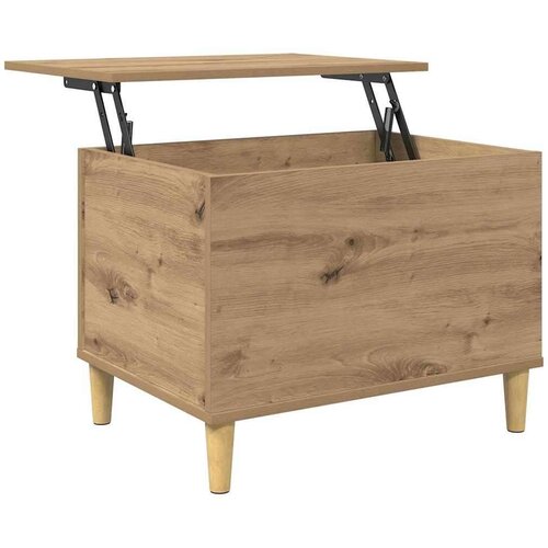 vidaXL Nočna omarica artisan hrast 60 x 44.5 x 45 cm Konstruiran les Cene