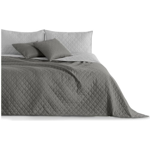 DecoKing Sivi dvostrani pokrivač od mikrovlakana Axel, 240 x 260 cm Slike