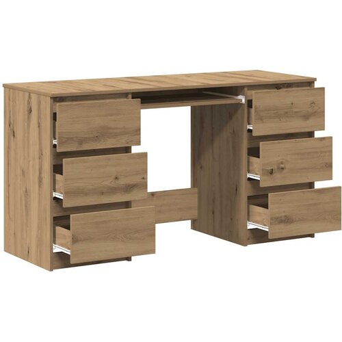  Pisaći stol Artisan hrast 140x50x77 cm izrađeno drvo Slike