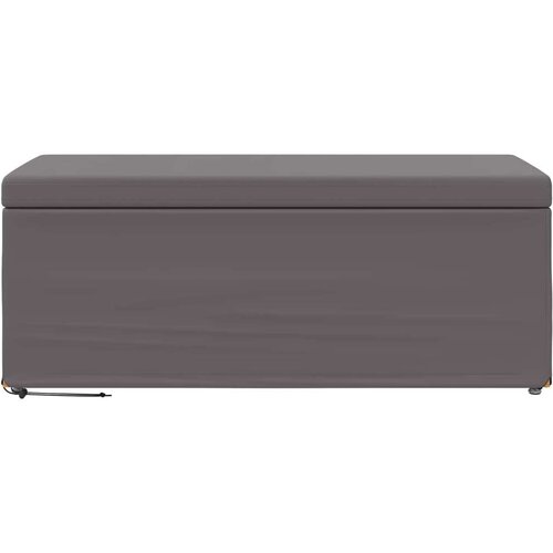  Stolica Siva 101 x 41 x 40 cm Umjetna Koža i Fino Radeći Drvo - Siva 100 cm Umjetna koža Slike