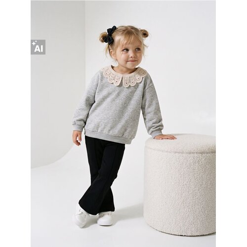 Sinsay Crewneck majica s pamukom i ukrasnim ovratnikom Cijene