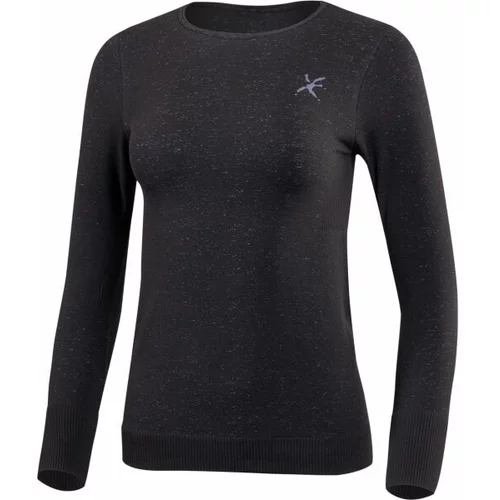 Klimatex CINDY Ženska funkcionalna bešavna termo majica, crna, veličina