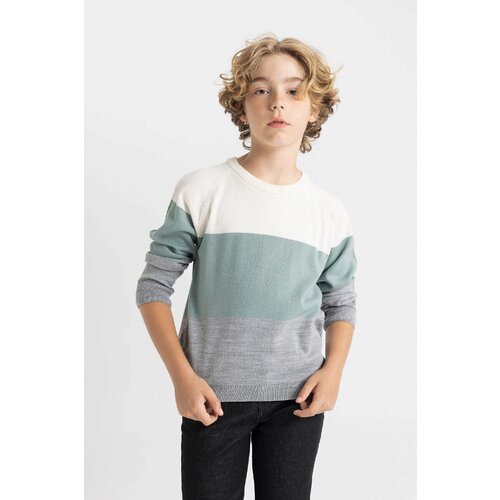 Defacto Boy's Crew Neck Knitwear Sweater Slike