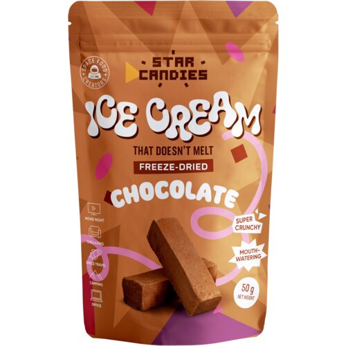 Star CANDIES freeze-dried chocolate ice cream - 50 g Cene