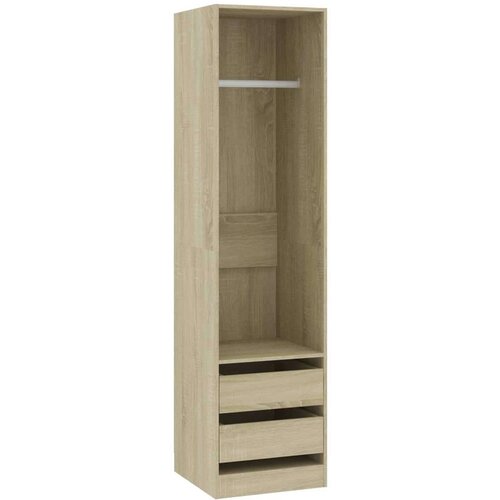 vidaXL Garderobna omara s predali sonoma hrast 50x50x200 cm iverna pl., (20621430) Cene