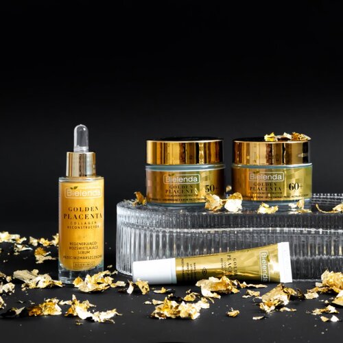 Bielenda Golden Placenta Collagen Reconstructor učvrstitvena krema 60+ 50 ml Slike