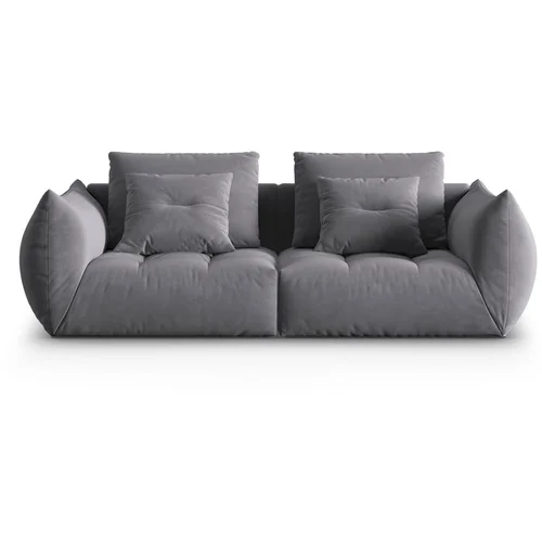 Micadoni Tamno siva sofa od bouclé tkanine 232 cm Bloom – Home