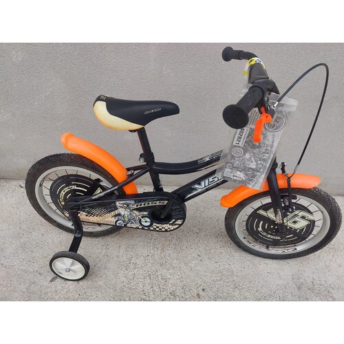 Visitor B-roba Bicikla dečija MOTO CROSS 16" Crno/Narandzasta - MOT160 Cene