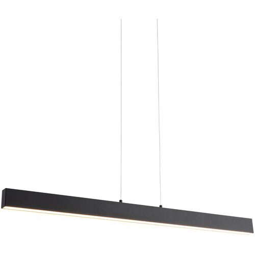 QAZQA Professional Črna viseča svetilka s LED-diodami, 3-stopenjska zatemnitev 2700-4000K - Keane Cene