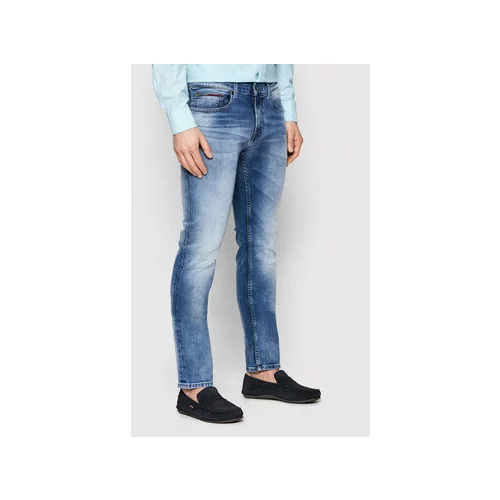 Tommy Jeans Jeans hlače Scanton DM0DM09554 Modra Slim Fit