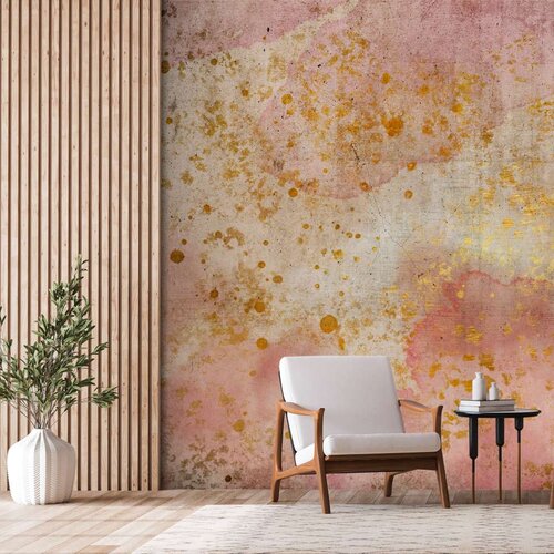  Samoljepljiva foto tapeta - Golden Bubbles 147x105 Slike