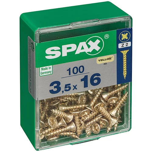 SPAX univerzalni vijak (3,5 x 16 mm, puni navoj, 100 kom.)
