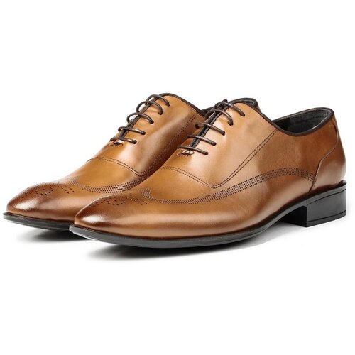 Ducavelli Stylish Genuine Leather Men's Oxford Lace-Up Classic Shoe. Cene