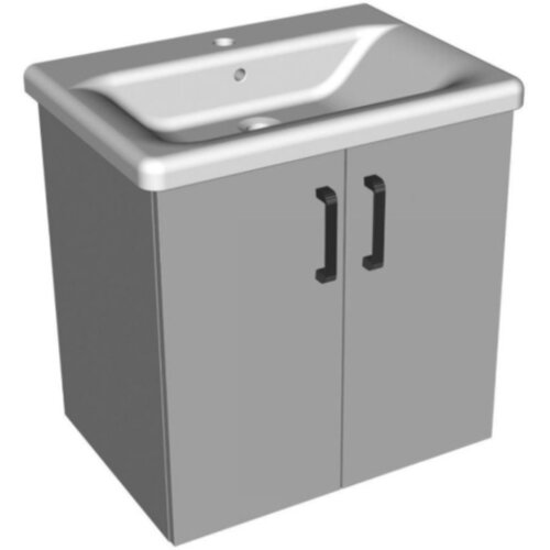 Kolpa San KOLPA-SAN umivalnik EVELIN UE 80, 80x46 cm, keramika, bela, 517120 Slike