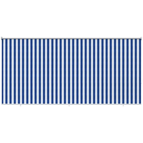  Vanjska roleta 90% blokada UV zraka Plava i bijela pruga 400 x 140 cm Slike