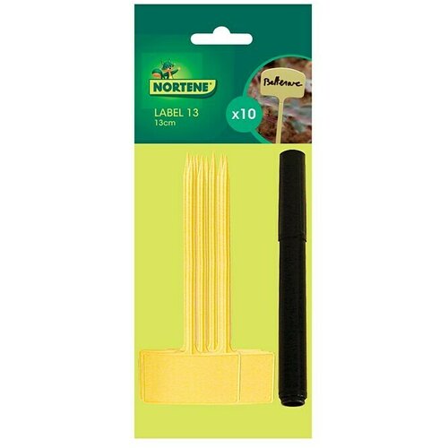 Nortene Ploča za obilježavanje biljke (10 Kom., D x &amp;Scaron;: 5 x 3 cm, Žute boje) Slike