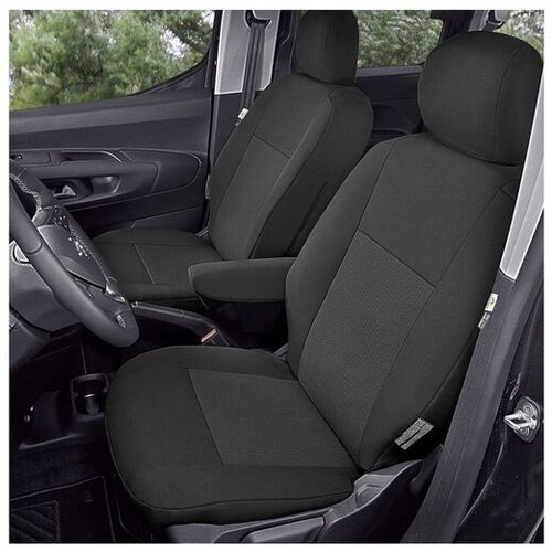 Kegel Blazusiak presvlake za prednja sedišta Crno/Siva Peugeot Partner/Citroen Berlingo/Opel Combo/Toyota Proace City Van 2019- Slike