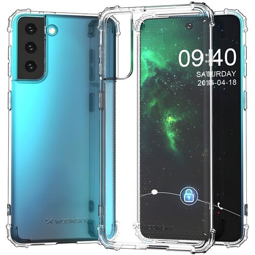 Wozinsky Anti Shock silikonska futrola za Samsung Galaxy S21 FE - Prozirna KP24383 Slike
