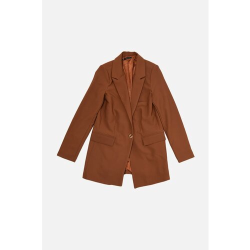 Trendyol brown Buttoned Jacket Slike