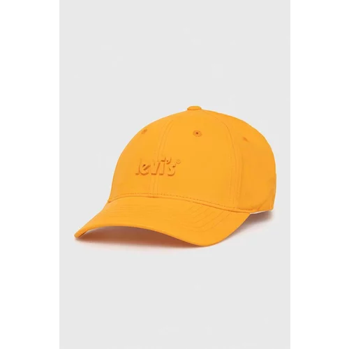 Levi's Kapa sa šiltom boja: narančasta, glatka