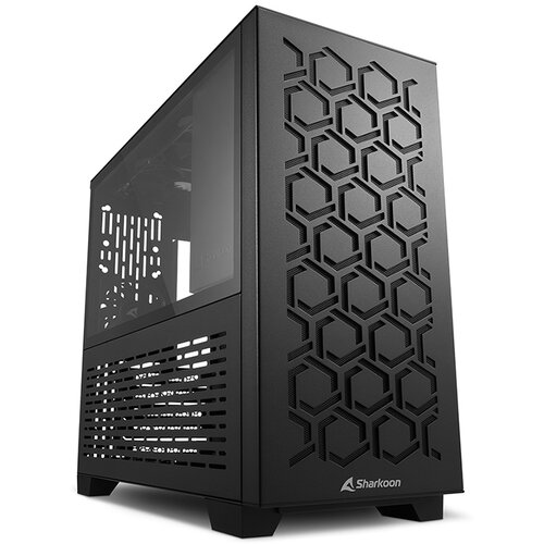 Sharkoon Kućište gaming, MS-Y1000 bk, black, ventilatori 1x80mm PWM, 3x120mm PWM, Micro-ATX Cijene