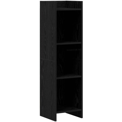 VidaXL Police za knjige Crni hrast 30 x 30 x 111 cm Konstruirano drvo - Crni hrast 30 cm Slike
