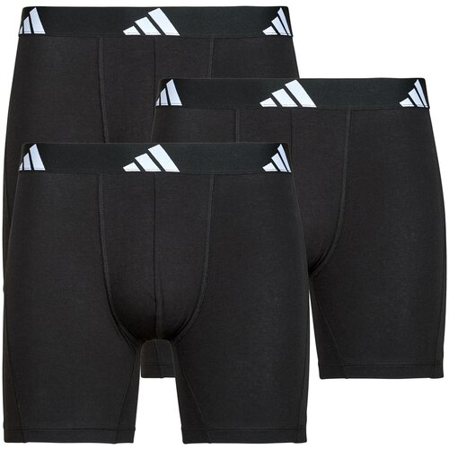 Adidas Boksarice ACTIVE FLEX COTTON Boxer Long Pack de 3 Črna Slike