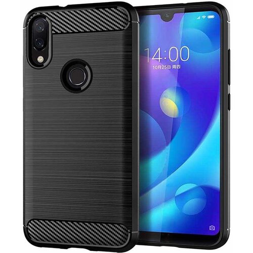  Gumijasti / gel etui Carbon za Xiaomi Redmi Note 7 - črni Cene
