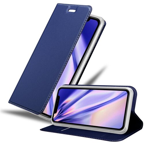 Cadorabo Ohi&scaron;je, združljivo z Apple iPhone 11 v klasična temno modra - Za&scaron;čitni ovitek z magnetnim zapiranjem, stoječo funkcijo in režo za kartice, (20564994) Cene