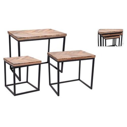  STOLOVI SET 3/1 DRVO I METAL Cijene