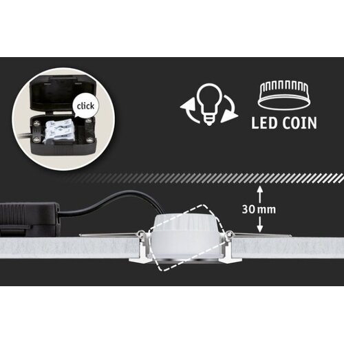 PAULMANN 94472 - KOMPLET 3xLED/6W IP23 Prigu&amp;scaron;iva kupatilska svetiljka NOVA 230V Slike