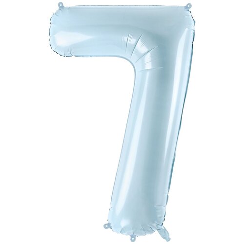 PARTY DECO folija balon številka ''7'', 72cm, svetlo modra Cene