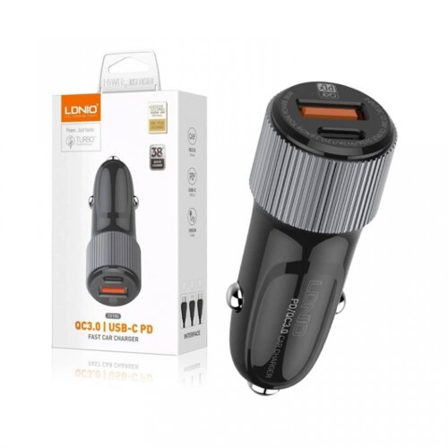  Auto punjac LDNIO C510Q PD/ QC3.0 38W (total) Type-C kabel Cene