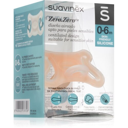Suavinex Zero Zero Physiological Teat duda 0-6 m 1 kom Slike