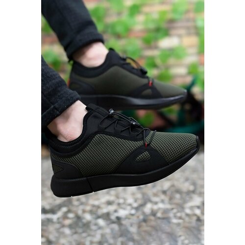 Riccon Men's Khaki Lace-up Sneaker Shoes 00121925 Slike