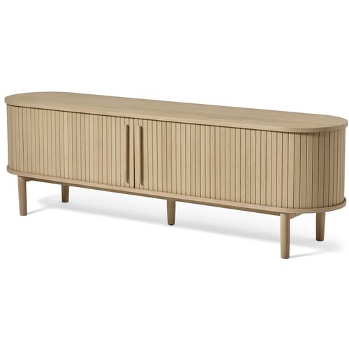 Unique Furniture TV komoda u dekoru hrasta u prirodnoj boji 180x56x40 cm Meta – Cijene