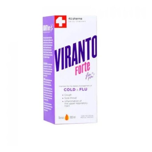 4U Pharma Viranto Forte For You 3+ sirup 100ml Cene