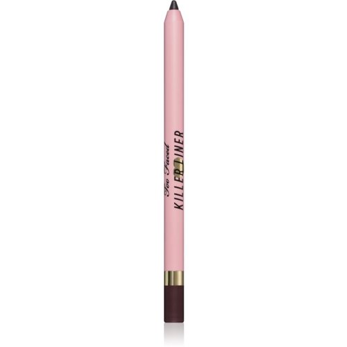 Too Faced Killer Liner 36 Hour Waterproof Gel Eyeliner Pencil vodoodporni gel svinčnik za oči za dolgoobstojen učinek odtenek Espresso 1,2 g Cene