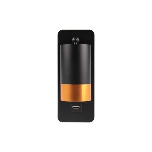  Zidno spot svetlo sa USB punjačem 1xGU10/35W/230V crno/zlatno Slike
