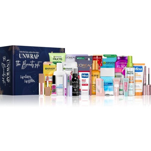 L&amp;acute;Or&amp;eacute;al Paris DIY Advent Calendar Unwrap the Beauty Gift adventni koledar Slike