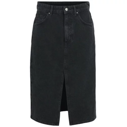 .OBJECT Noos Harlow Midi Skirt - Black Crna