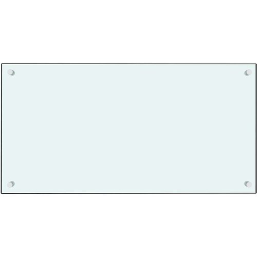VidaXL Kuhinjske za&amp;scaron;tite od prskanja 2 kom bijele 80 x 40 cm staklene Slike