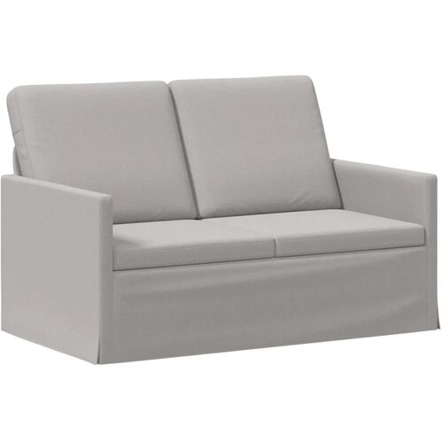  Kauč za dvoje Oblačnosiva 130 x 81 x 82 cm Tkanina - Siva tkanina oblak 120 cm Slike