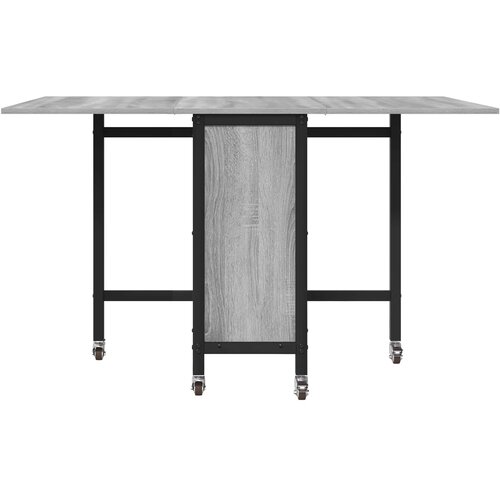  Sklopivi blagovaonski stol s kotačićima 130 x 80 x 76,5 cm Slike