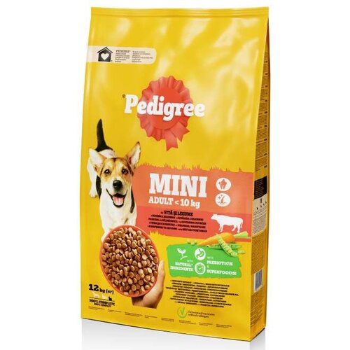 Pedigree Briketi Mini rase govedina i povrće 12 kg Cene
